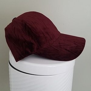 NWOT Wine Red Stylish Cap